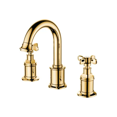 VICTORIAN LAVABO BATARYASI 3 DELİKLİ ALTIN