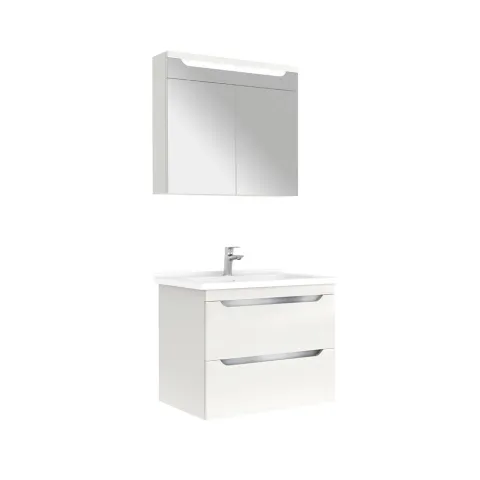 CASİLLA 80 SET GRİ (AYDINLATMALI DOLAP)