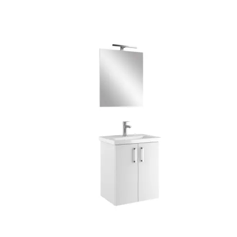 NOAH 55 CM LAVABO DOLABI KAPAKLI BEYAZ