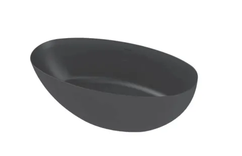 Hüppe Andes Solid Küvet Mat Siyah 170x80